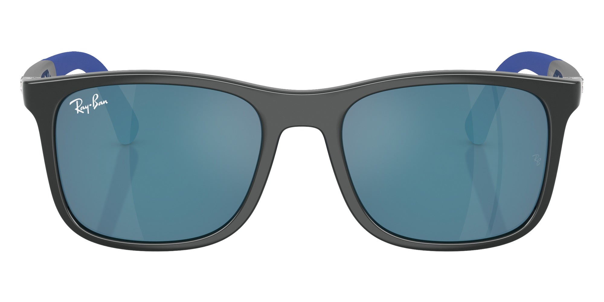 Ray-Ban® RJ9084S RJ9084S 715155 47 Sunglasses - Gray On Rubber Blue