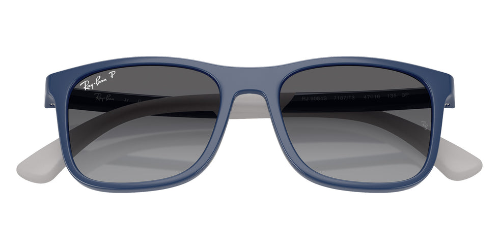 Ray-Ban® RJ9084S RJ9084S 7187T3 47 Sunglasses - Blue On Rubber Gray