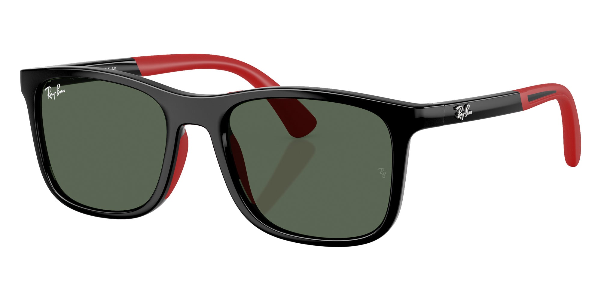 Ray-Ban® RJ9084SF RJ9084SF 713171 47 Sunglasses - Black On Rubber Red