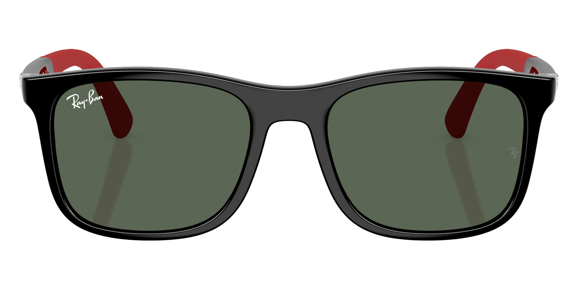Ray-Ban® RJ9084SF RJ9084SF 713171 47 Sunglasses - Black On Rubber Red