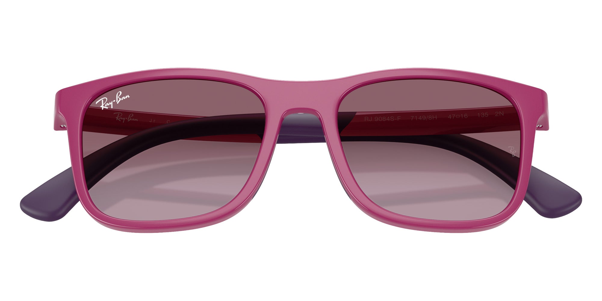 Ray-Ban® RJ9084SF RJ9084SF 71498H 47 Sunglasses - Fucsia On Rubber Violet