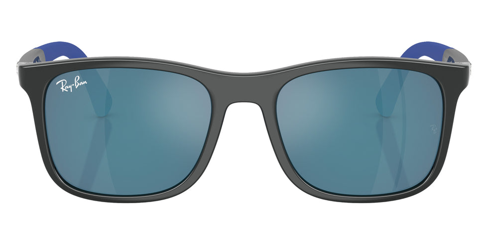 Ray-Ban® RJ9084SF RJ9084SF 715155 47 Sunglasses - Gray On Rubber Blue