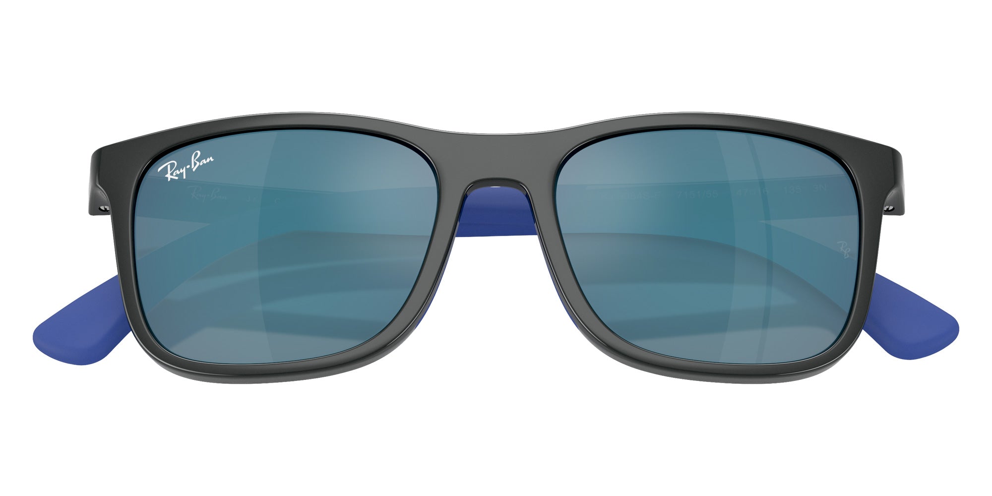 Ray-Ban® RJ9084SF RJ9084SF 715155 47 Sunglasses - Gray On Rubber Blue