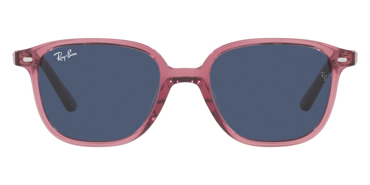 Ray-Ban® Junior Leonard RJ9093S RJ9093S 711280 45 - Transparent Pink with Dark Blue lenses Sunglasses