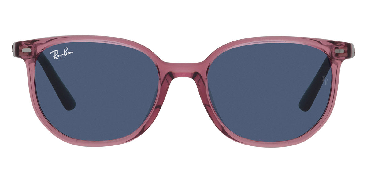 Ray-Ban® Junior Elliot RJ9097S RJ9097S 711280 46 - Transparent Pink with Dark Blue lenses Sunglasses