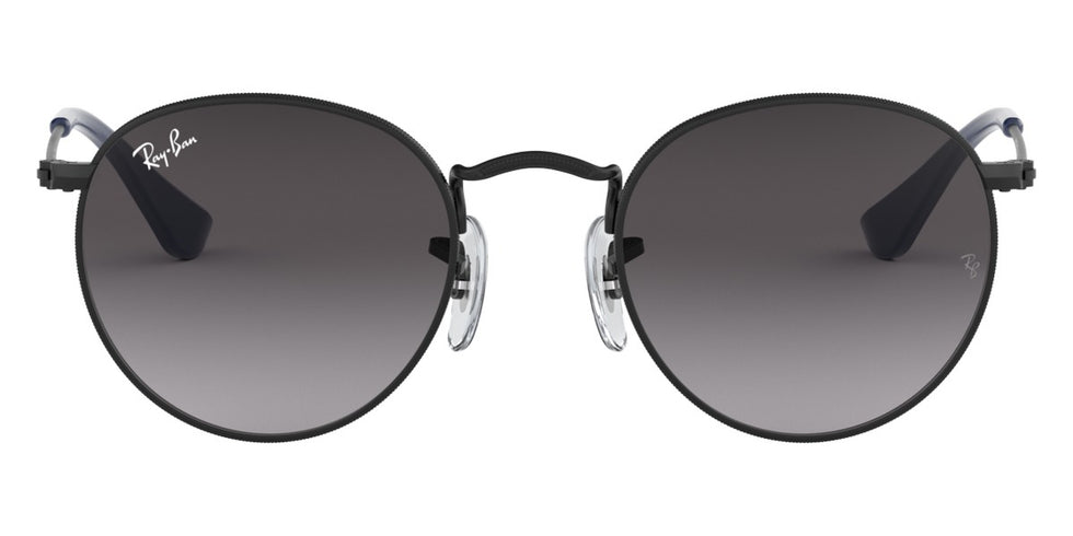 Ray-Ban® Junior Round RJ9547S RJ9547S 201/8G 44 - Matte Black with Light Gray Gradient Dark Gray lenses Sunglasses