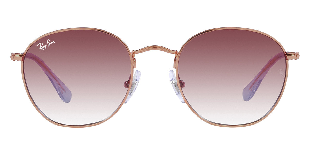 Ray-Ban® Junior Rob RJ9572S RJ9572S 291/8H 48 - Rose Gold with Violet lenses Sunglasses