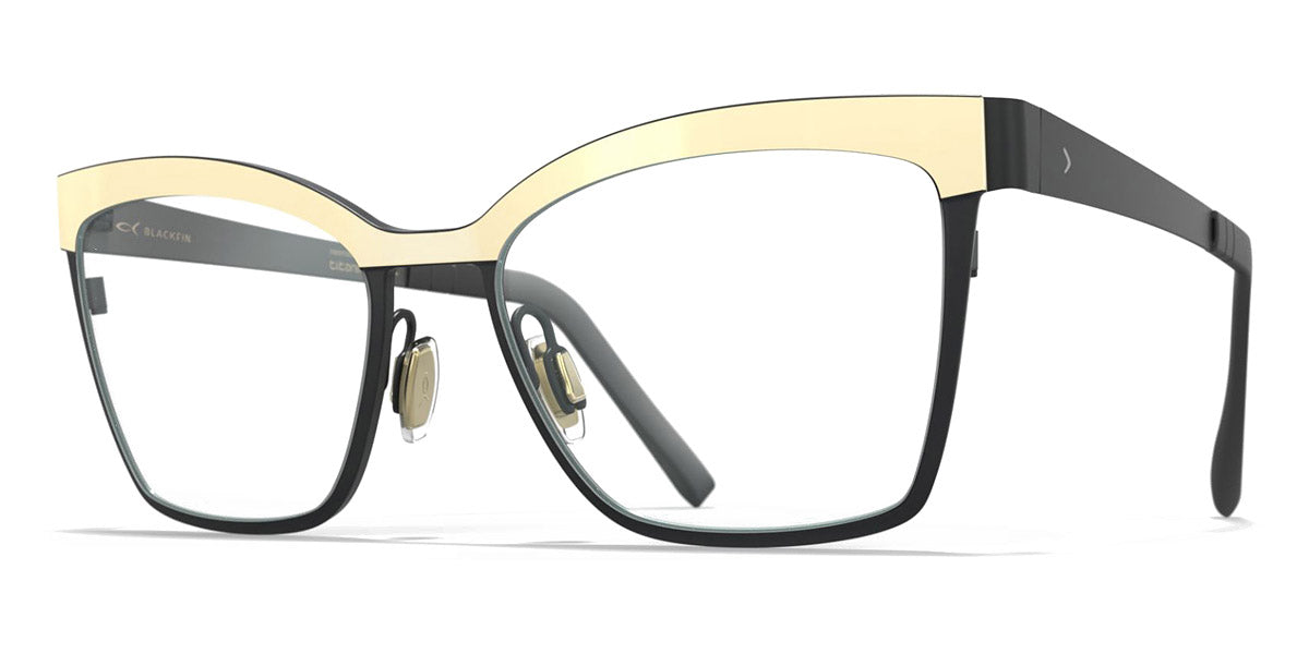 Blackfin® ROSE HALL BLF ROSE HALL 1489 53 - Light Gold/Black Eyeglasses