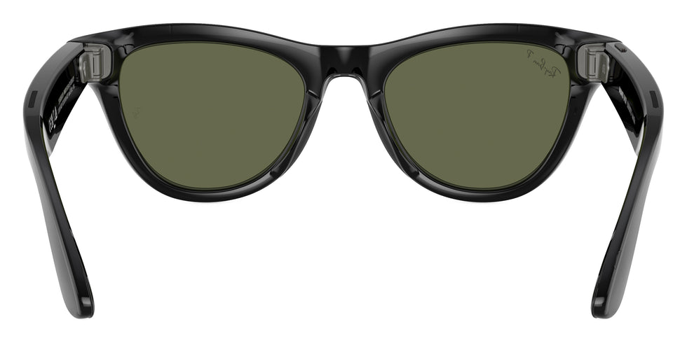 Ray-Ban® Meta Skyler RW4010 RW4010 601/9A 52 - 601/9A Black Sunglasses