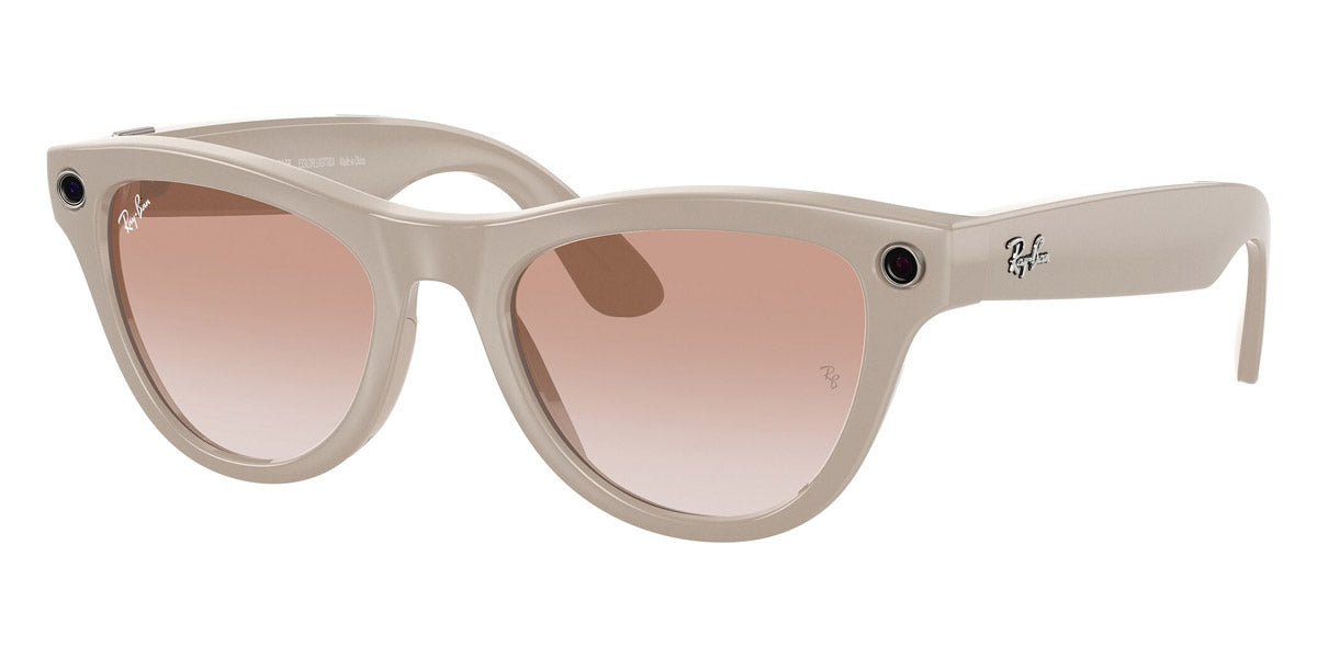 Ray-Ban® Meta Skyler RW4010 RW4010 670013 52 - 670013 Chalky Gray Sunglasses