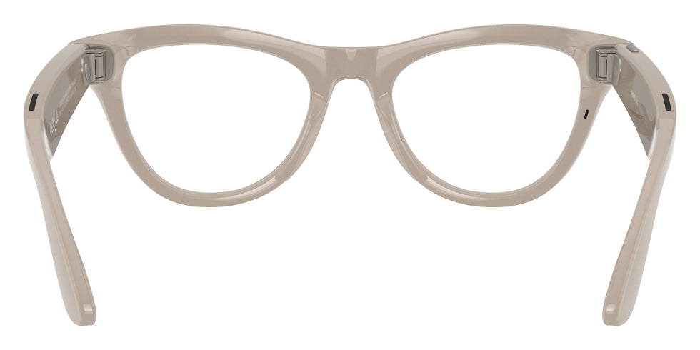 Ray-Ban® Meta Skyler RW4010 RW4010 6700MF 52 - 6700MF Chalky Gray Sunglasses