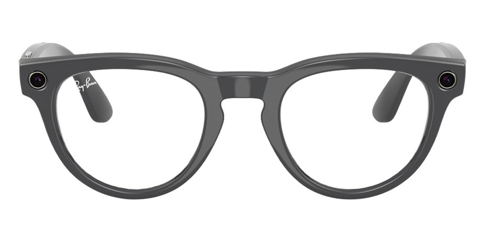 Ray-Ban® Meta Headliner RW4013 - Shiny Asteroid Grey/Clear/Emerald Transitions