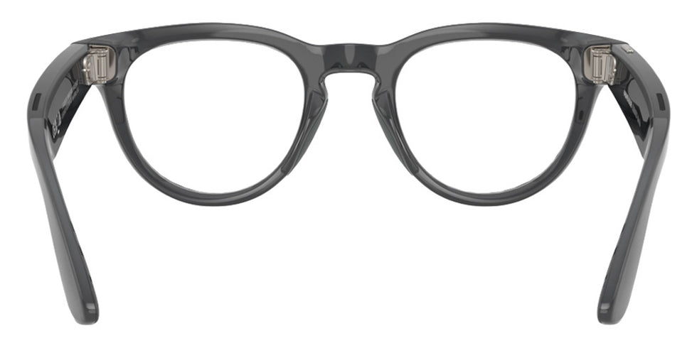 Ray-Ban® Meta Headliner RW4013 - Shiny Asteroid Grey/Clear/Emerald Transitions