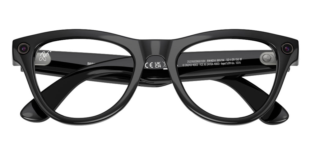 Ray-Ban® Meta Skyler RW4014 - Black/Clear/Graphite Green