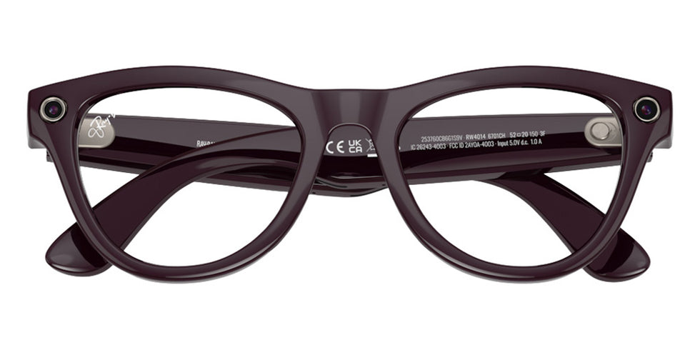 Ray-Ban® Meta Skyler RW4014 - Mystic violet/Clear/Amethyst