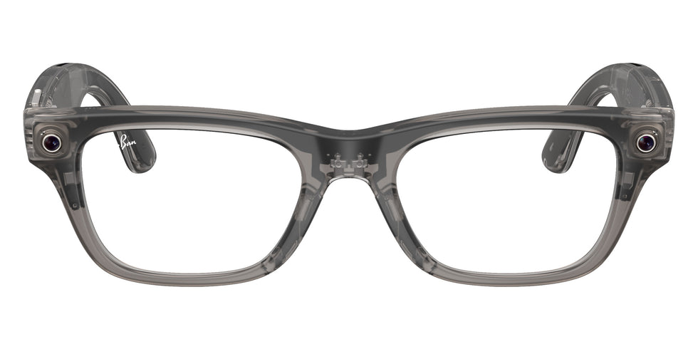 Ray-Ban® Meta Blayzer RW7001 RW7001 8529 54 Eyeglasses - Transparent Ice Gray