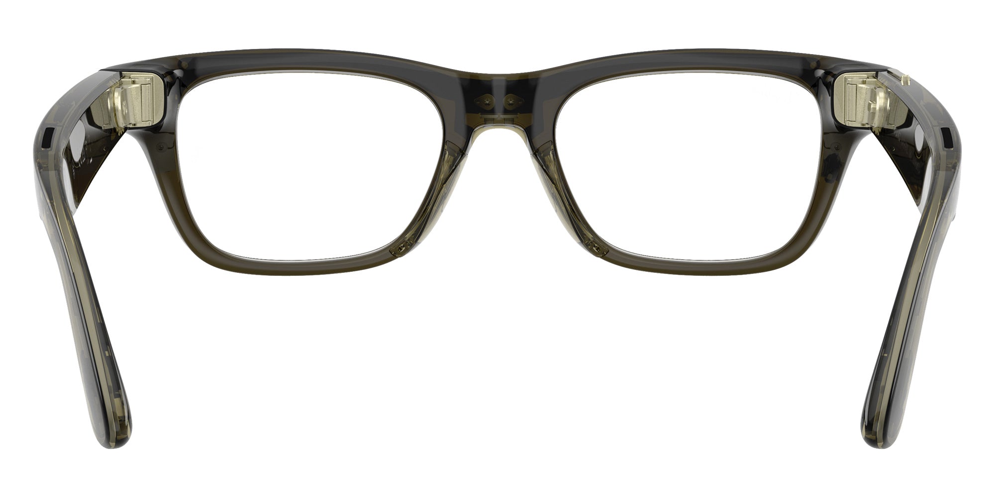 Ray-Ban® Meta Blayzer RW7001 RW7001 8530 54 Eyeglasses - Transparent Dark Olive