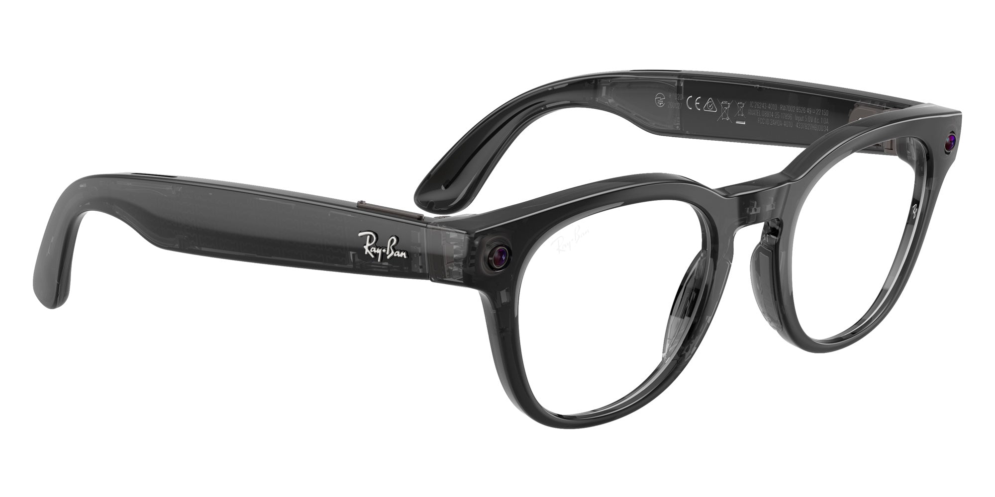 Ray-Ban® Meta Scriber RW7002 RW7002 8526 49 Eyeglasses - Transparent Black