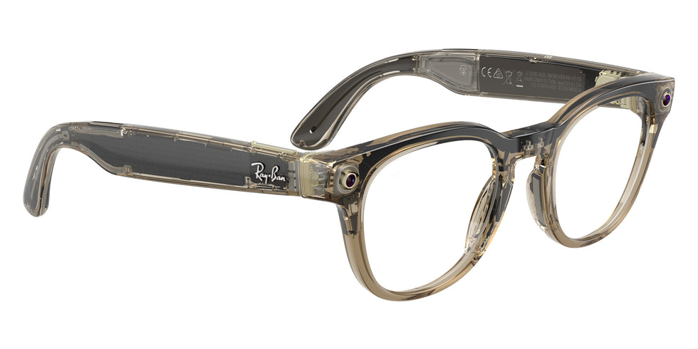 Ray-Ban® Meta Scriber RW7002 RW7002 8531 49 Eyeglasses - Light Brown
