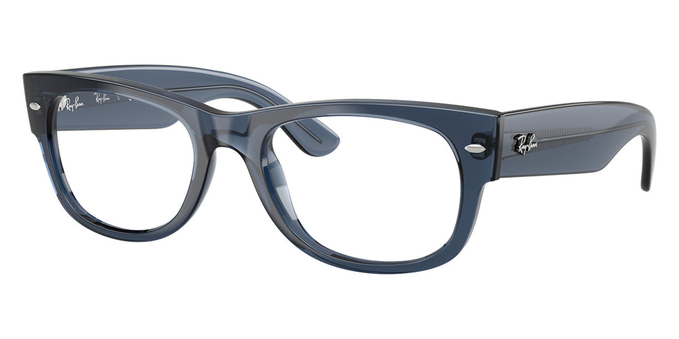 Ray-Ban® RX0832V RX0832V 8223 52 Eyeglasses - Transparent Dark Blue