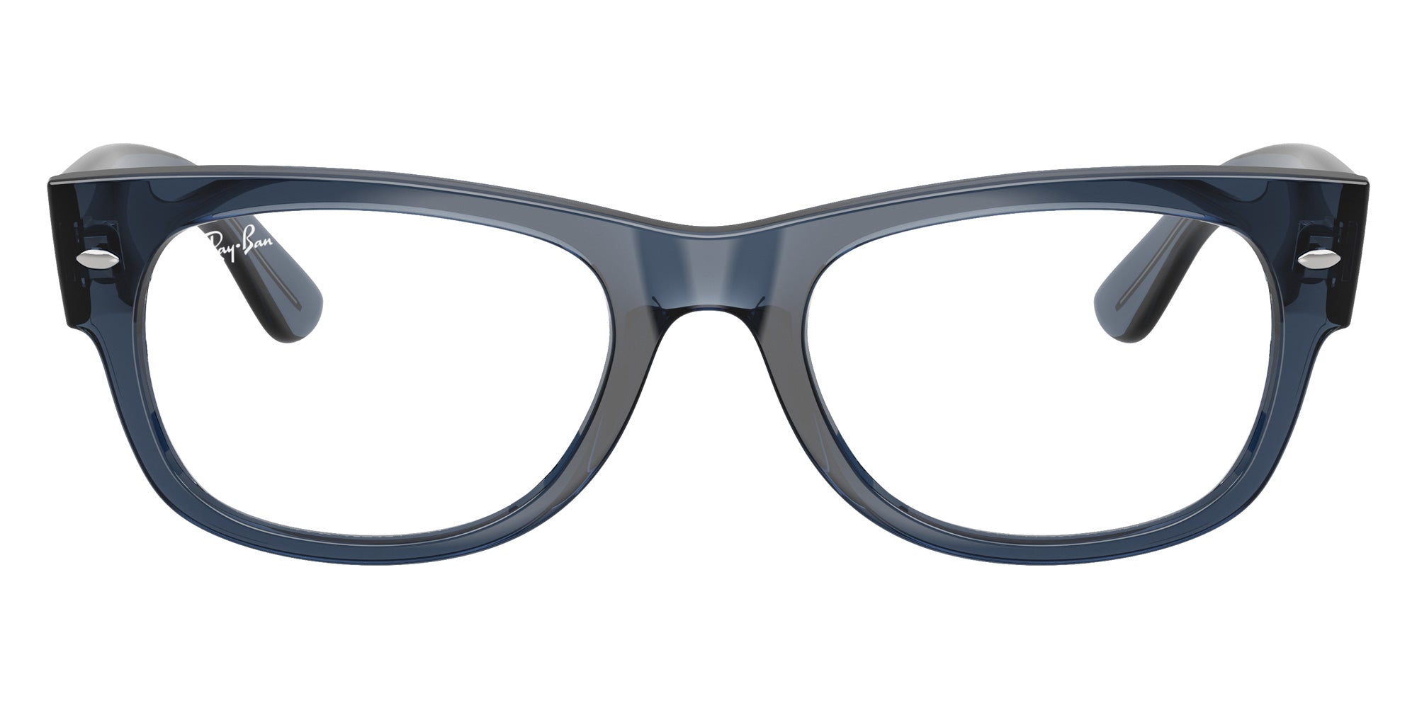 Ray-Ban® RX0832V RX0832V 8223 52 Eyeglasses - Transparent Dark Blue