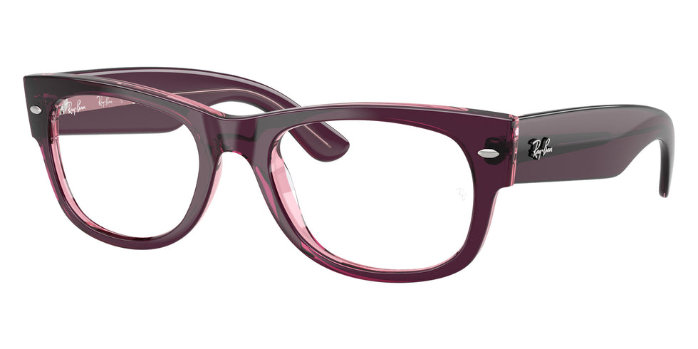 Ray-Ban® RX0832V RX0832V 8364 52 Eyeglasses - Violet/Pink