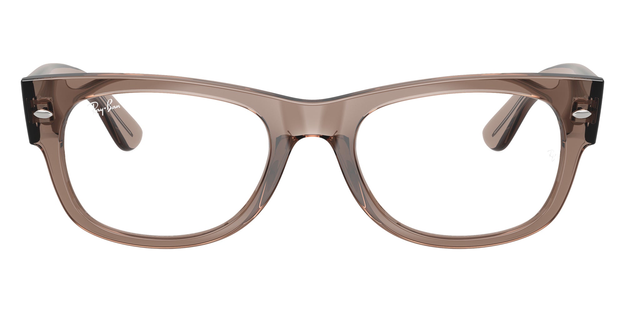 Ray-Ban® RX0832V RX0832V 8457 52 Eyeglasses - Transparent Taupe Beige