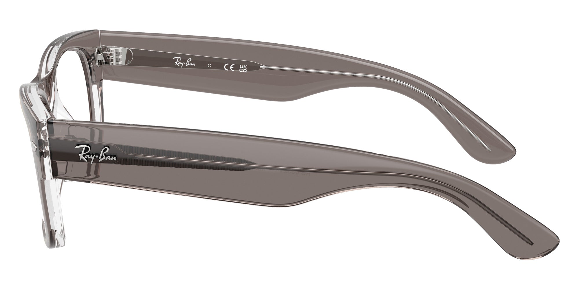 Ray-Ban® RX0832VF RX0832VF 8111 52 Eyeglasses - Transparent Gray