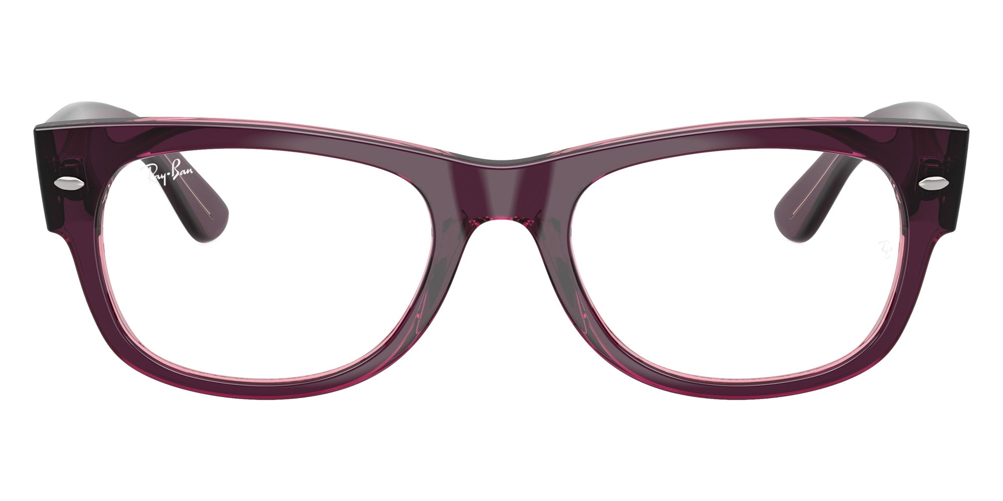 Ray-Ban® RX0832VF RX0832VF 8364 52 Eyeglasses - Violet/Pink