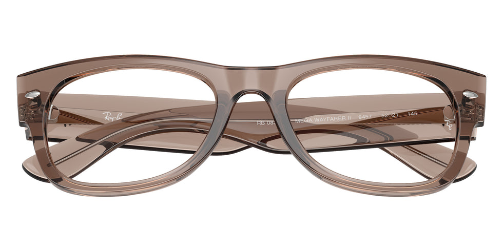 Ray-Ban® RX0832VF RX0832VF 8457 52 Eyeglasses - Transparent Taupe Beige