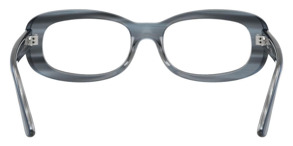 Ray-Ban® RX2221V RX2221V 8456 53 Eyeglasses - Striped Blue