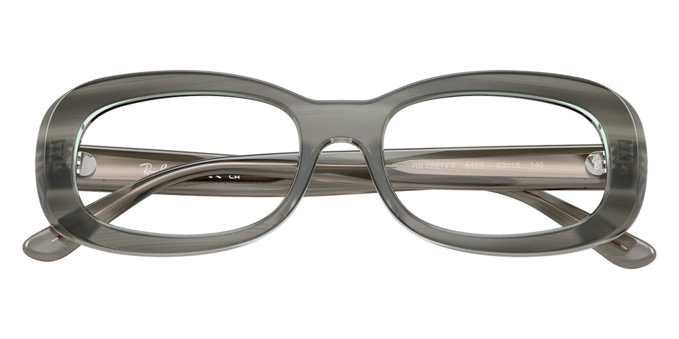 Ray-Ban® RX2221VF RX2221VF 8453 53 Eyeglasses - Striped Gray