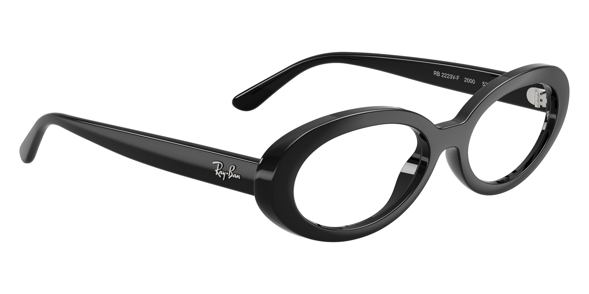 Ray-Ban® RX2223VF RX2223VF 2000 52 Eyeglasses - Black