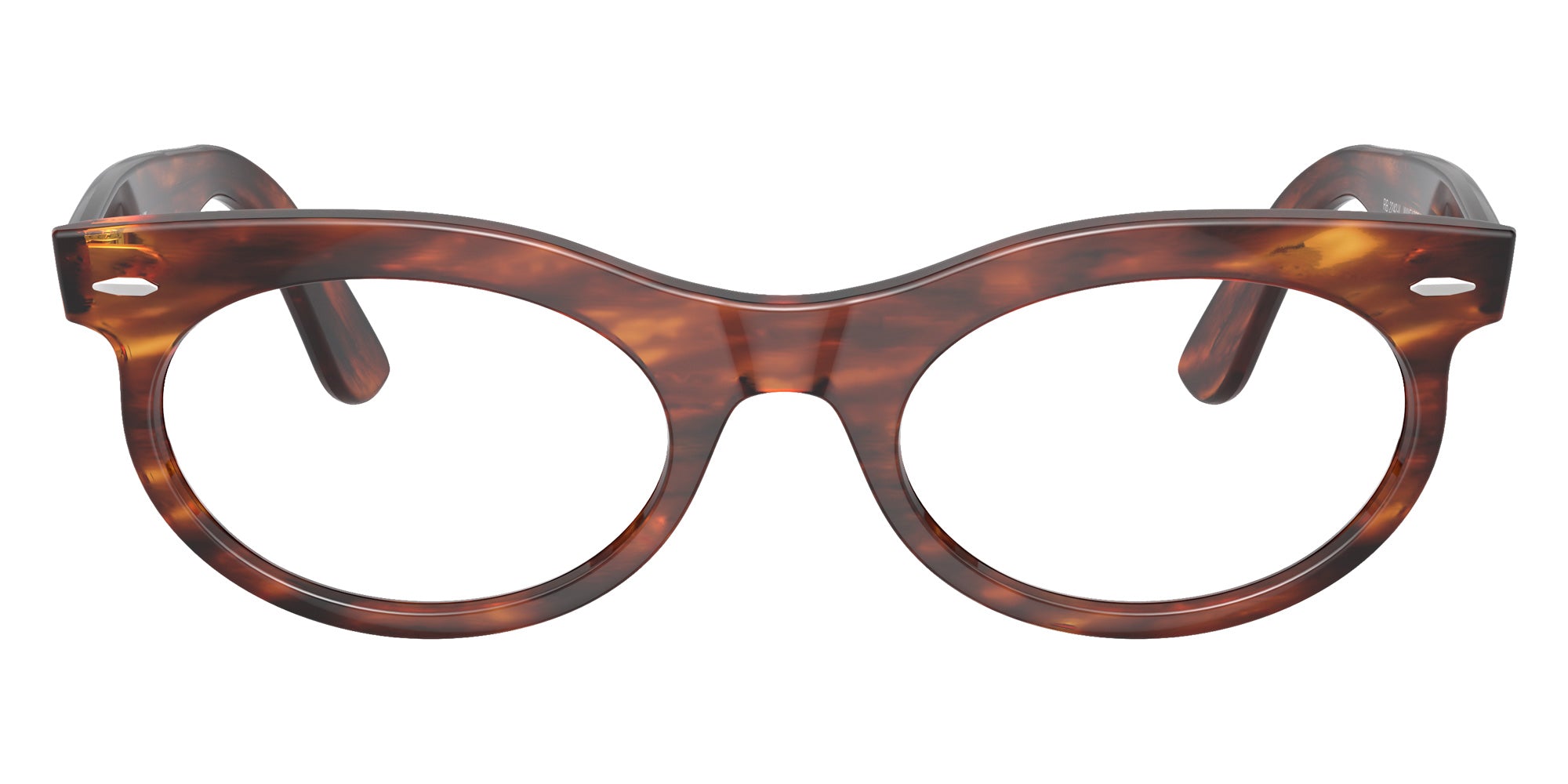 Ray-Ban® RX2242V RX2242V 2144 50 Eyeglasses - Striped Havana