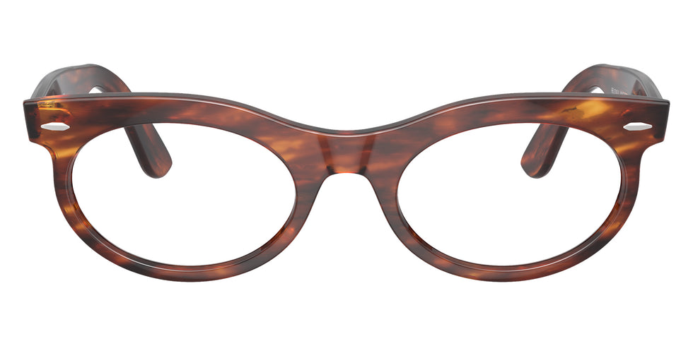 Ray-Ban® RX2242V RX2242V 2144 50 Eyeglasses - Striped Havana