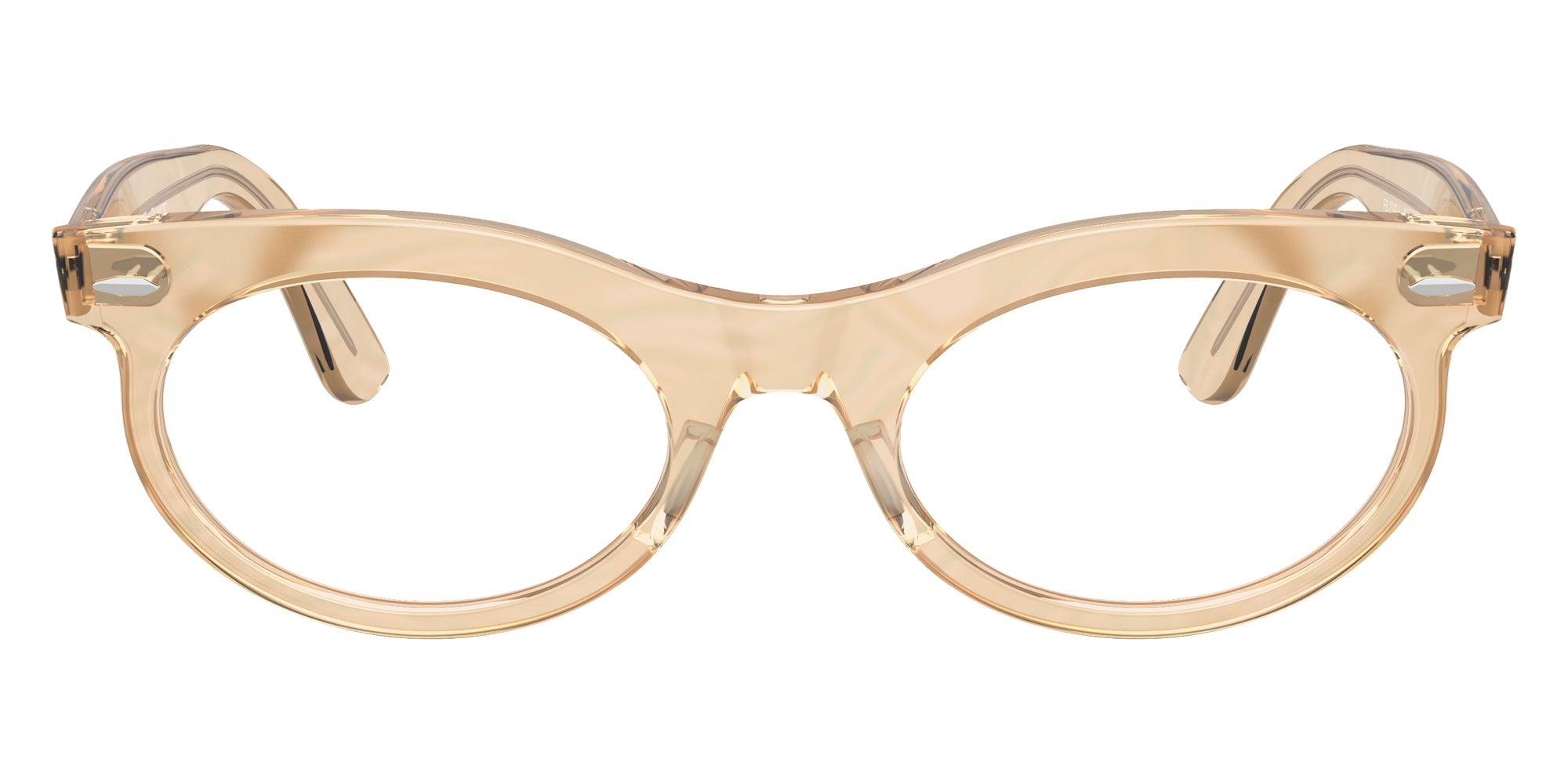 Ray-Ban® RX2242V RX2242V 8294 50 Eyeglasses - Photo Waves Brown