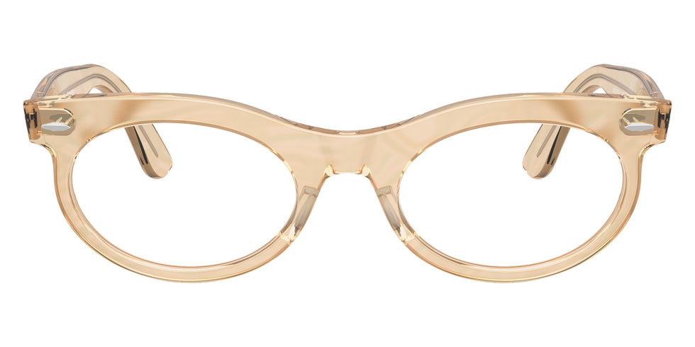 Ray-Ban® RX2242V RX2242V 8294 50 Eyeglasses - Photo Waves Brown