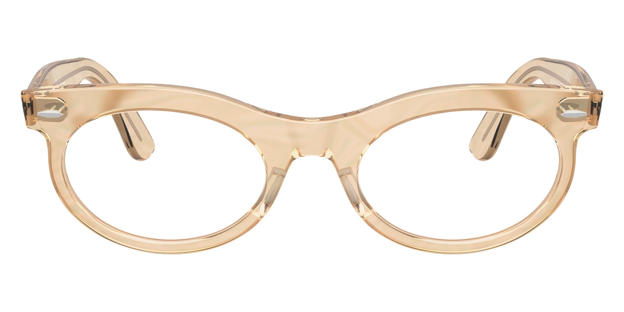 Ray-Ban® RX2242VF RX2242VF 8294 53 Eyeglasses - Photo Waves Brown