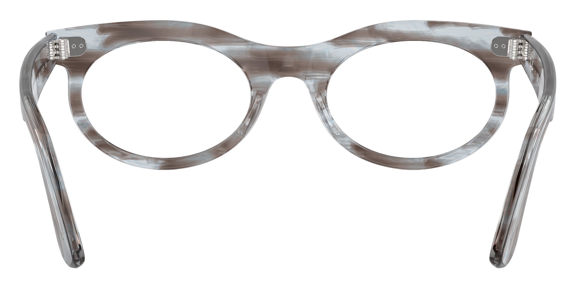 Ray-Ban® RX2242VF RX2242VF 8361 53 Eyeglasses - Striped Transparent Blue