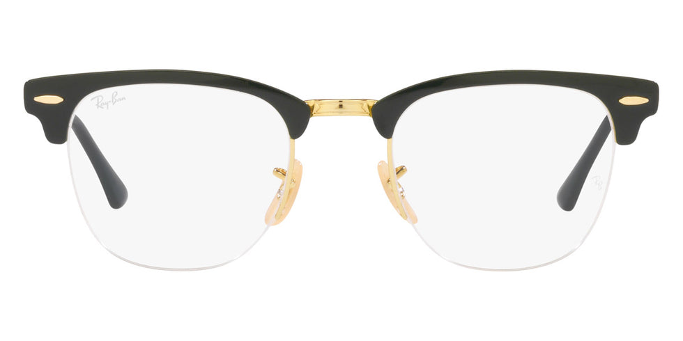 Ray-Ban® Clubmaster Metal RX3716Vm RX3716VM 3149 50 - Green on Arista Eyeglasses