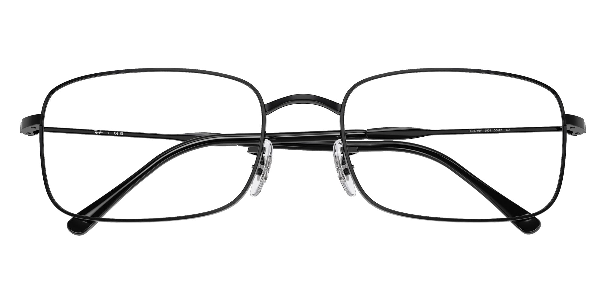 Ray-Ban® RX3746V RX3746V 2509 56 Eyeglasses - Black