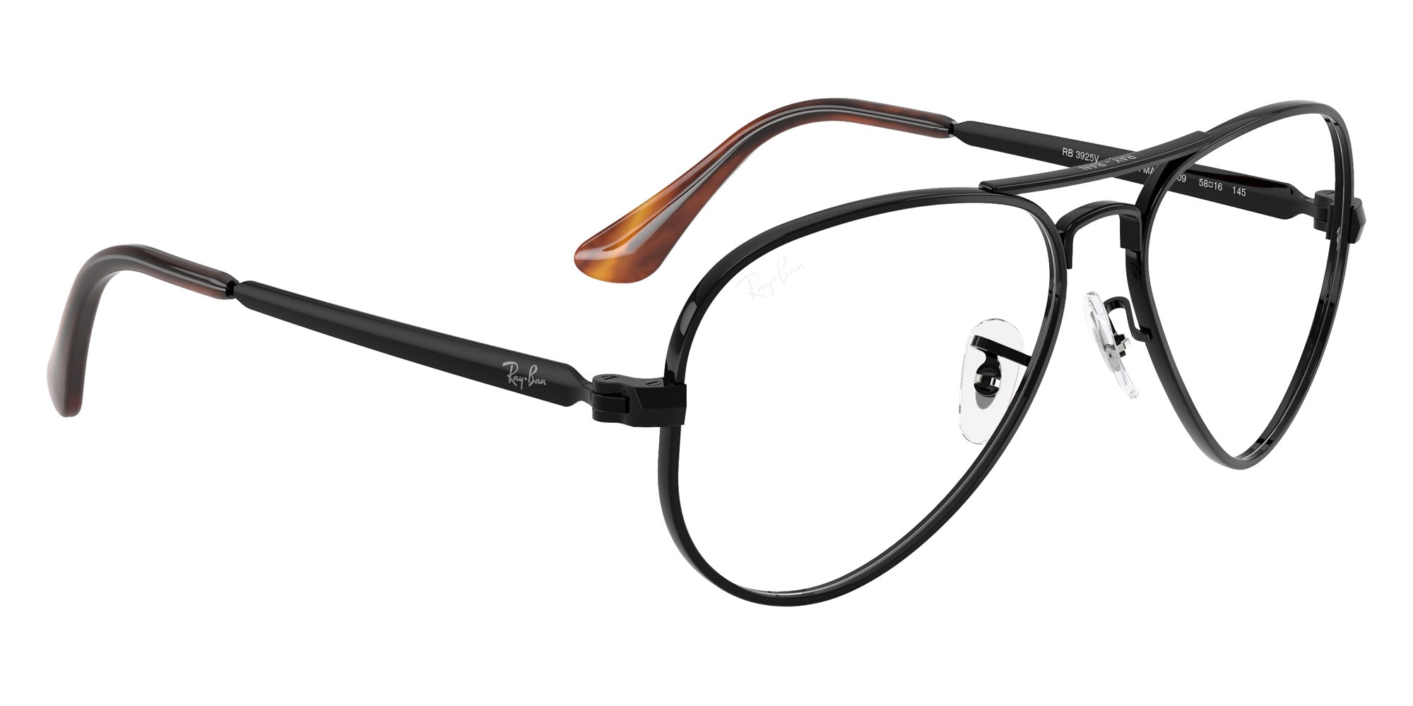 Ray-Ban® RX3925V RX3925V 2509 58 Eyeglasses - Black