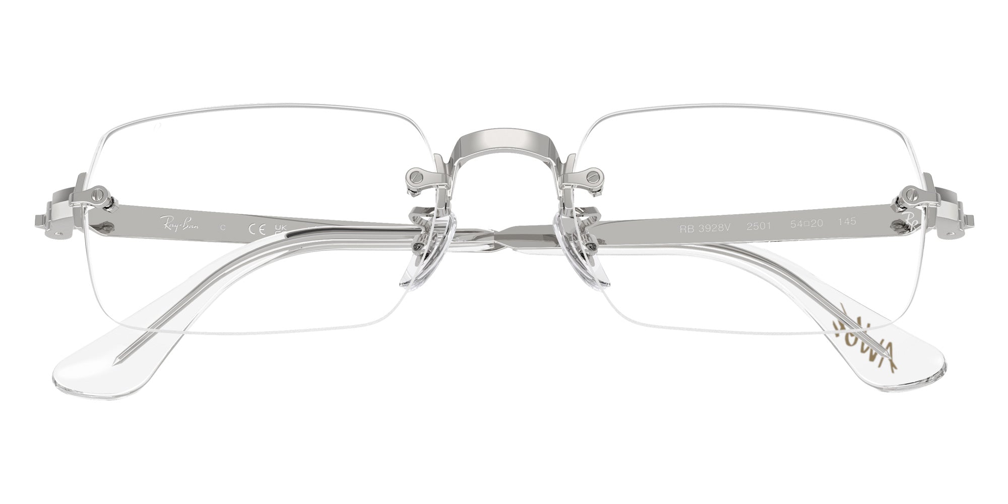 Ray-Ban® RX3928V RX3928V 2501 54 Eyeglasses - Silver
