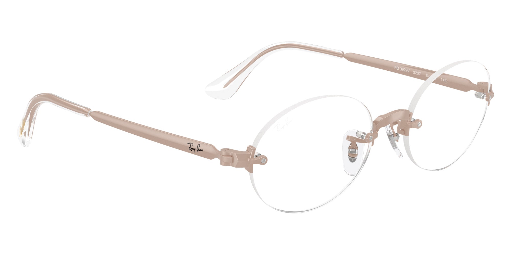 Ray-Ban® RX3929V RX3929V 3207 54 Eyeglasses - Light Pink