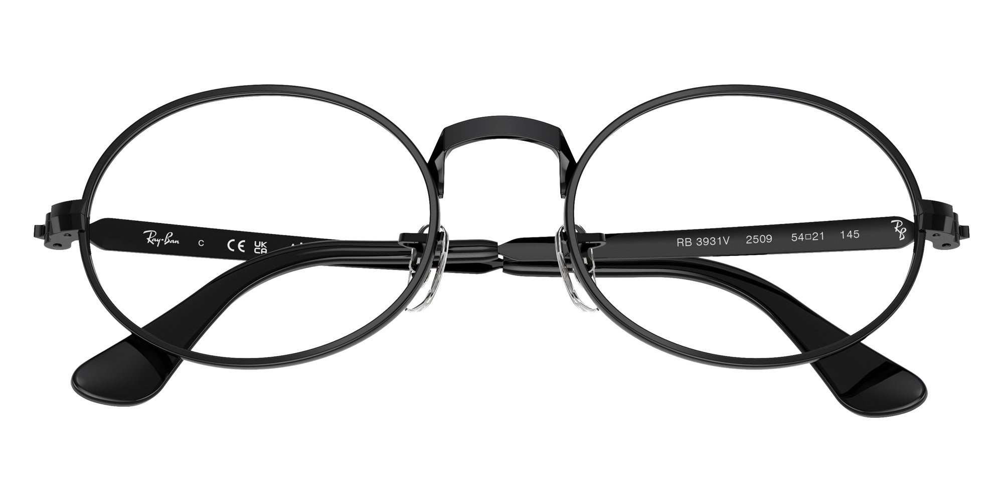 Ray-Ban® RX3931V RX3931V 2509 54 Eyeglasses - Black