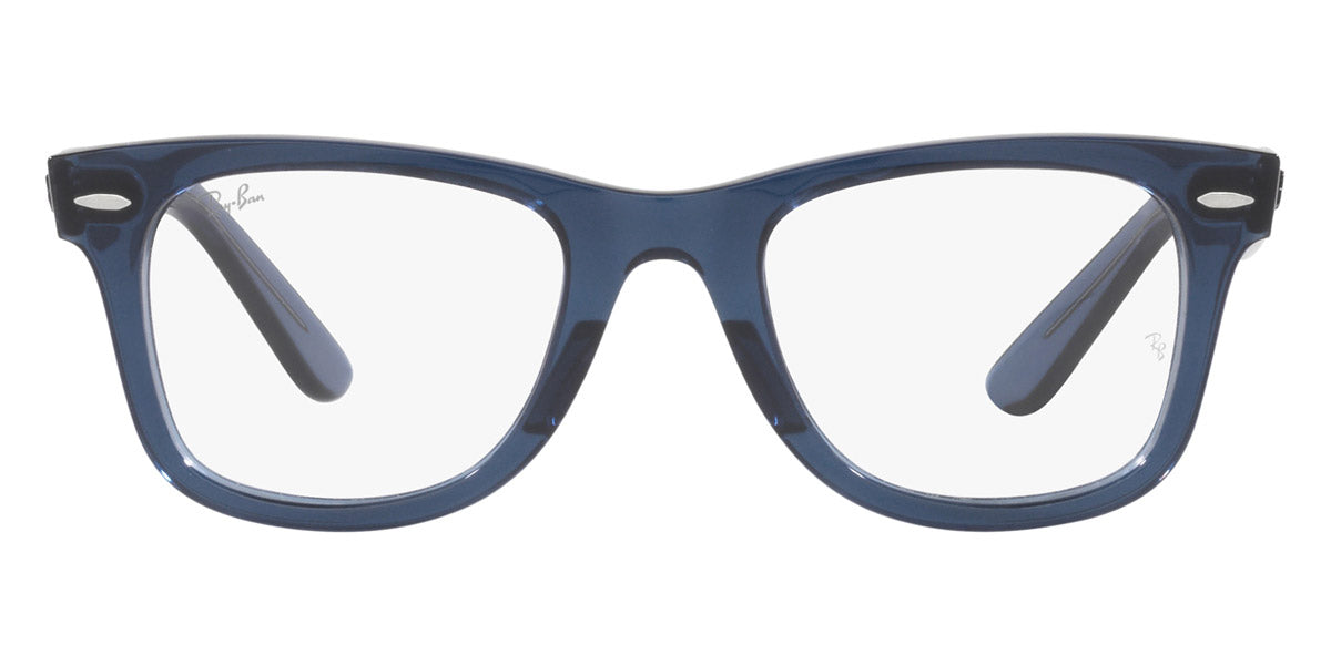 Ray-Ban® Wayfarer Ease RX4340V RX4340V 8223 50 - Transparent Dark Blue Eyeglasses