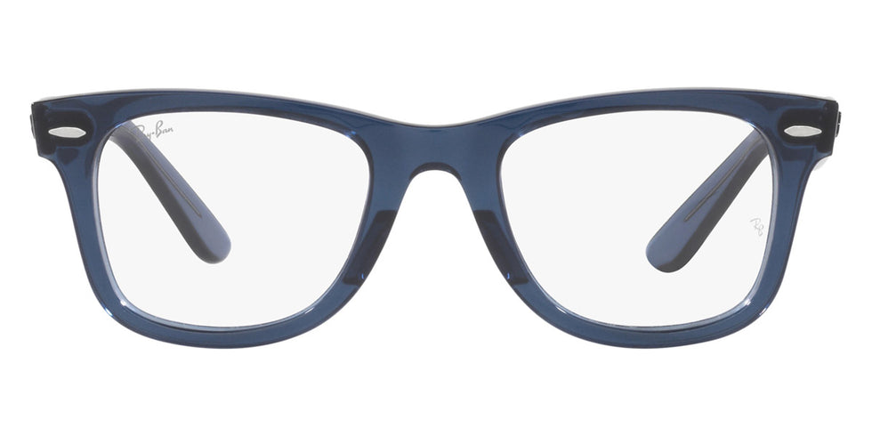 Ray-Ban® Wayfarer Ease RX4340V RX4340V 8223 50 - Transparent Dark Blue Eyeglasses