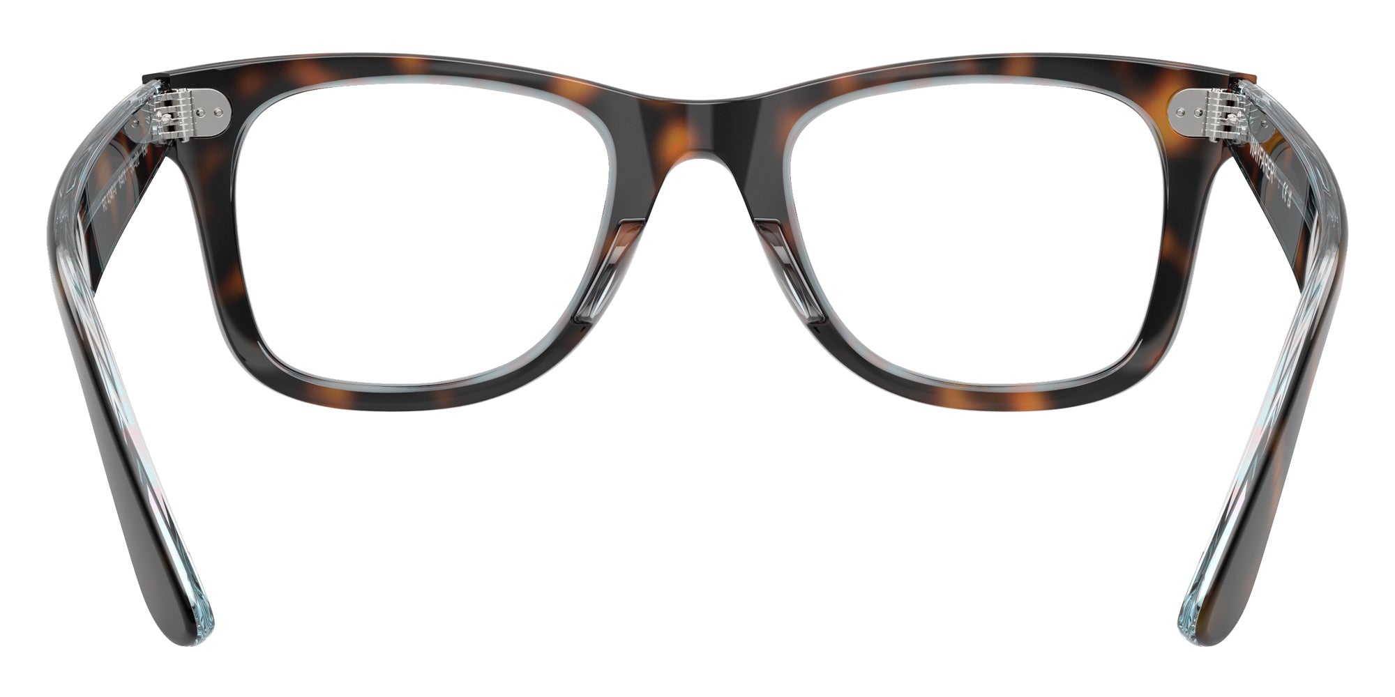 Ray-Ban® RX4340V RX4340V 8401 50 Eyeglasses - Dark Havana On Multicolor