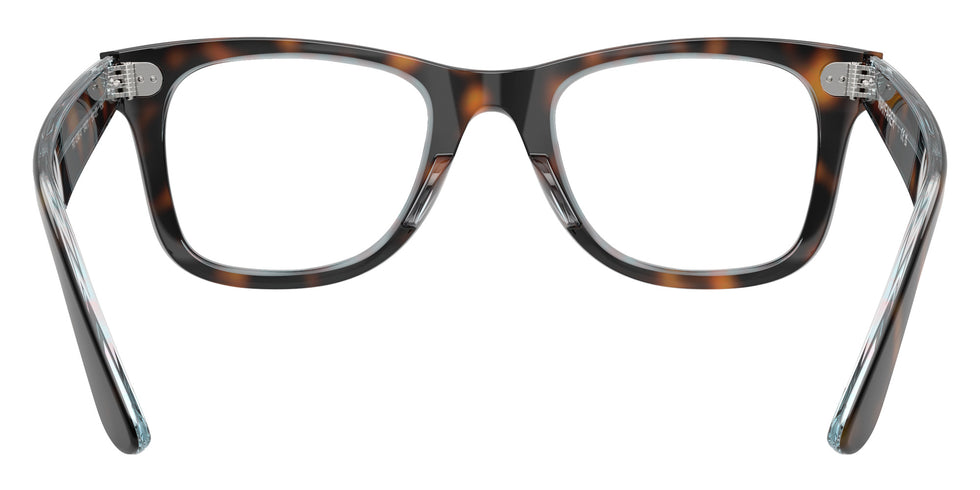 Ray-Ban® RX4340V RX4340V 8401 50 Eyeglasses - Dark Havana On Multicolor