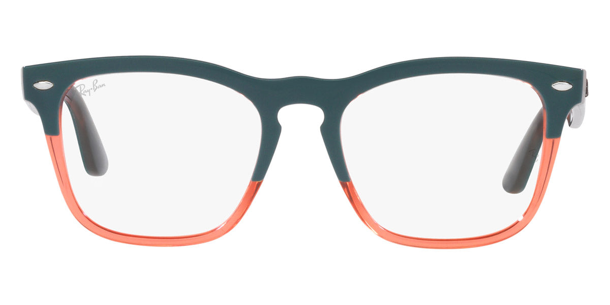 Ray-Ban® Steve RX4487V RX4487V 8193 54 - Black on Transparent Eyeglasses